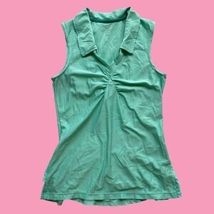 Athleta Collared Workout Tank Top